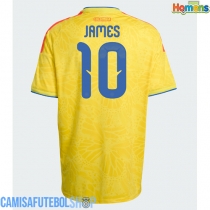 Camisa de time de futebol Colômbia James Rodriguez #10 Replicas 1º Equipamento Mundo 2026 Manga Curta